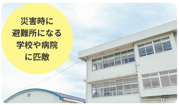 災害時に避難所になる