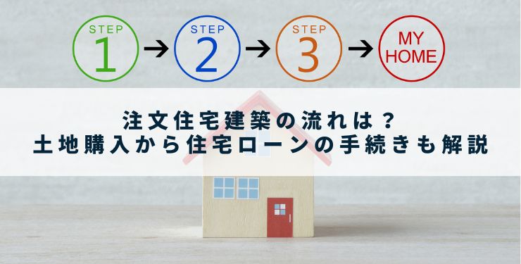 注文住宅建築の流れは？土地購入から住宅ローンの手続きも解説