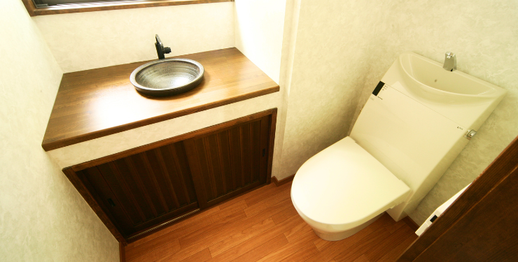 おしゃれな洋式トイレの空間