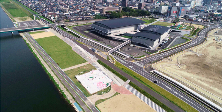 芦田川かわまち広場（親水広場）
