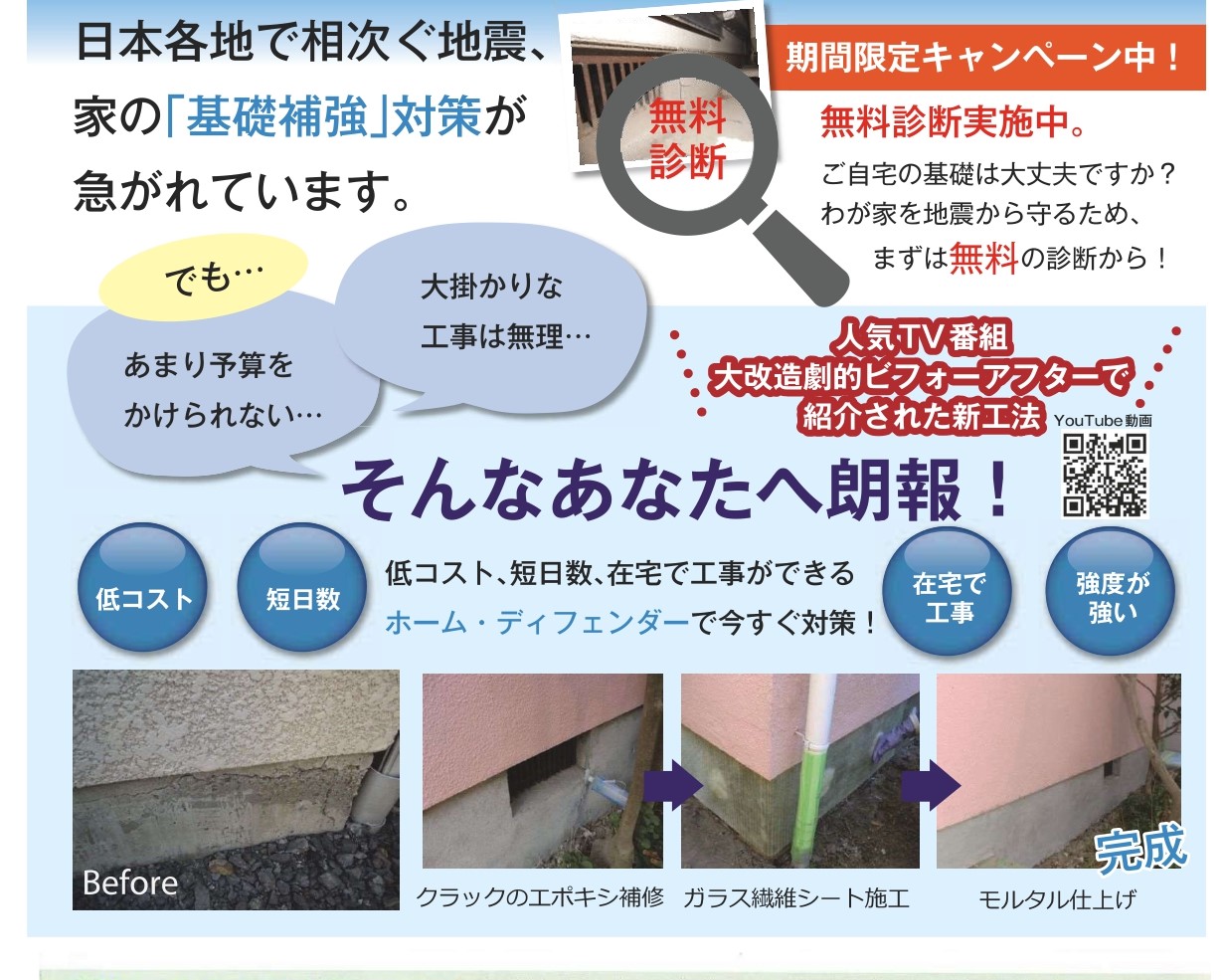 基礎補強対策の説明