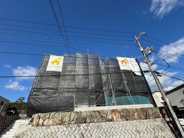 世界遺産が見える現場