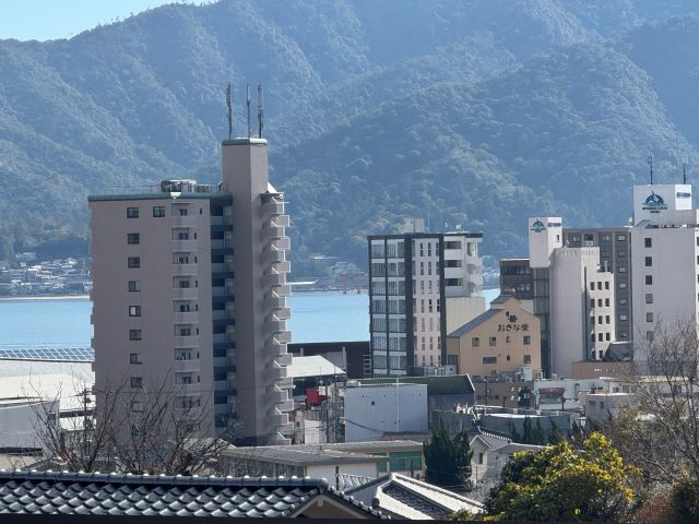 世界遺産が見える現場