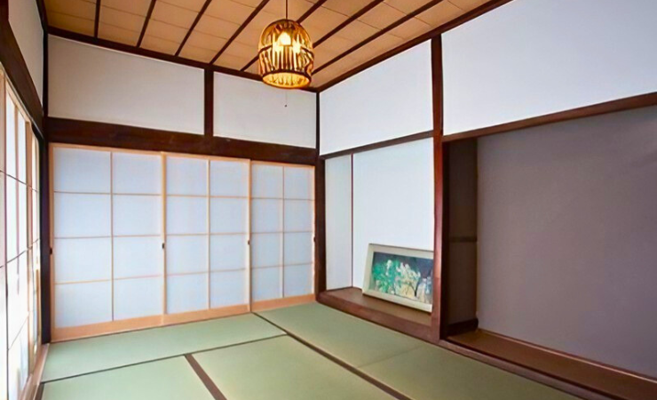 照明がおしゃれな和室