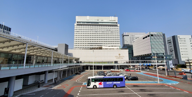 広島駅のバスターミナル
