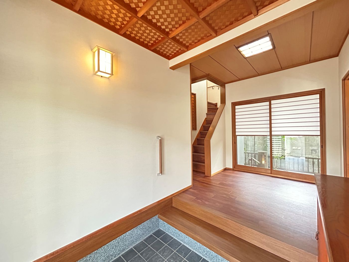 リノベ柏原玄関①