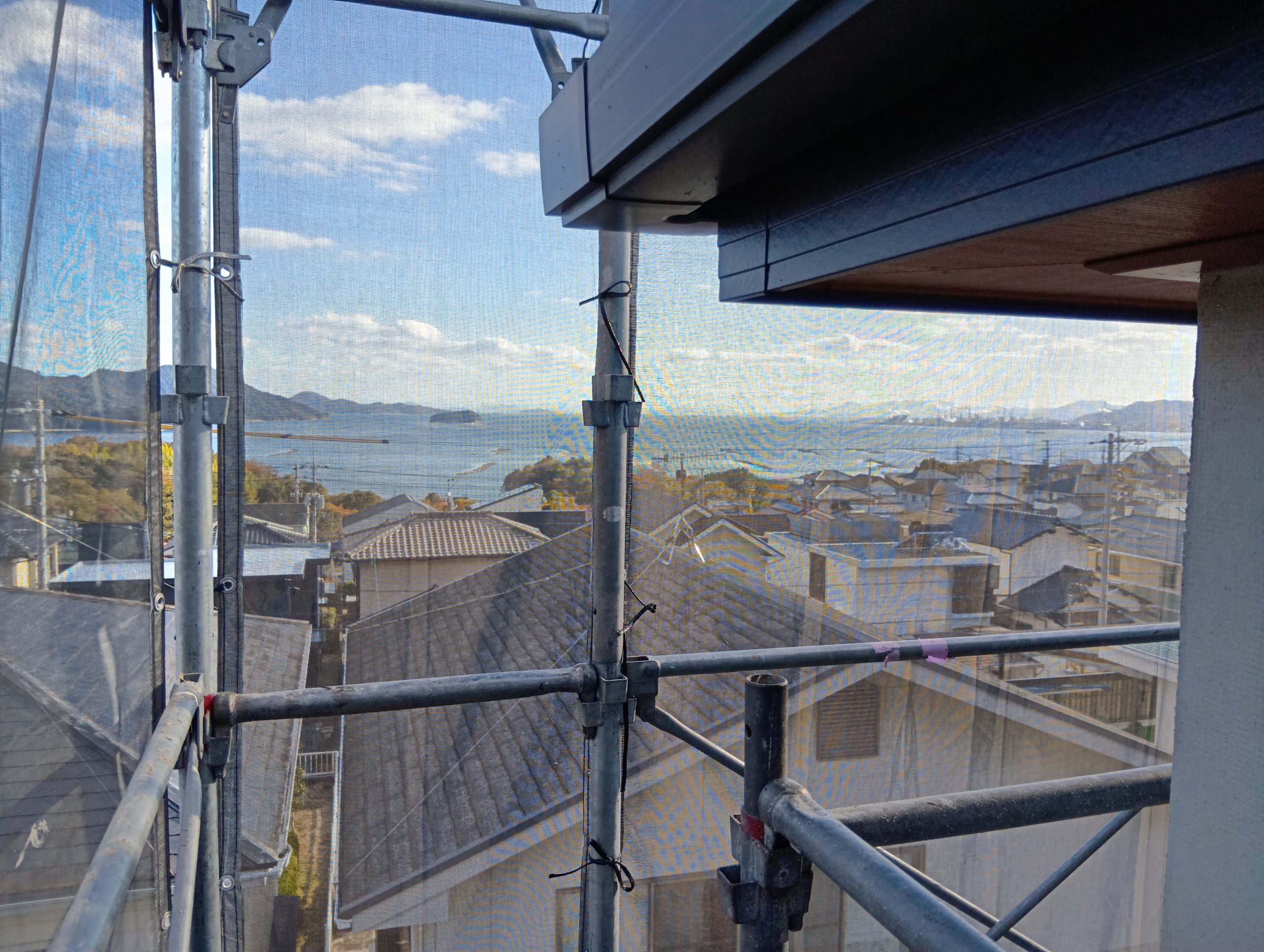 足場からの景色