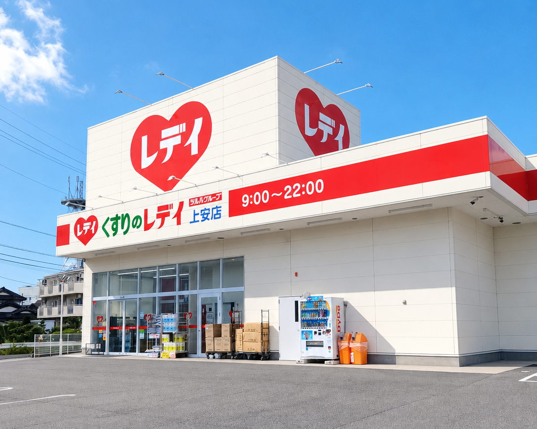 くすりのレデイ上安店まで約1280m